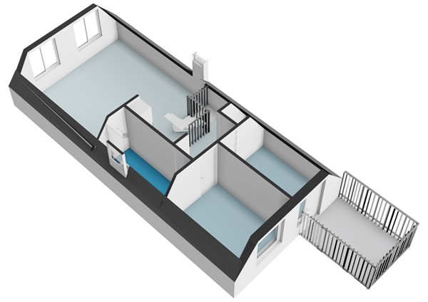 Floorplan - Utrechtse Veer 4C, 2311 NB Leiden